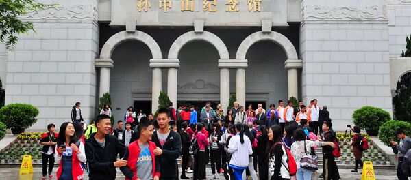 Estudantes chineses - Sputnik Brasil