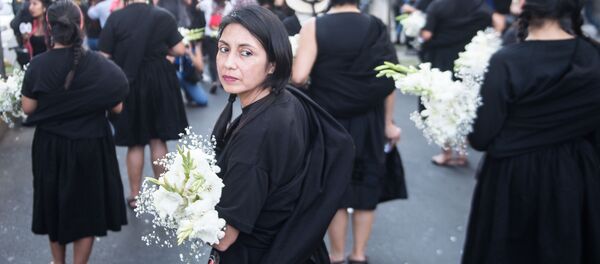 Marcha contra o feminicídio no Peru - Sputnik Brasil