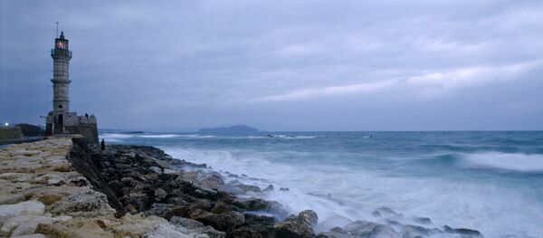 Vista da ilha de Creta, Grécia - Sputnik Brasil