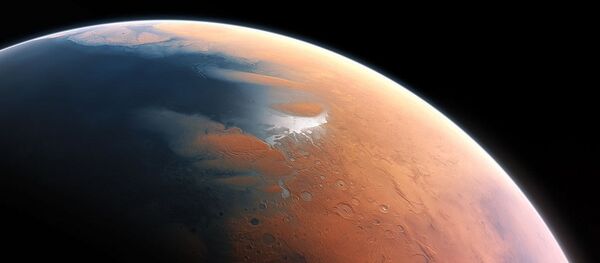 Artista retrata o visual de Marte que ele talvez tenha tido um bilhão de anos atrás - Sputnik Brasil