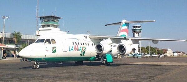 Avião da Lamia - Sputnik Brasil