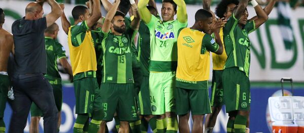 Jogadores da Chapecoense - Sputnik Brasil