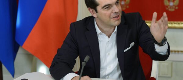 Alexis Tsipras em Moscou - Sputnik Brasil