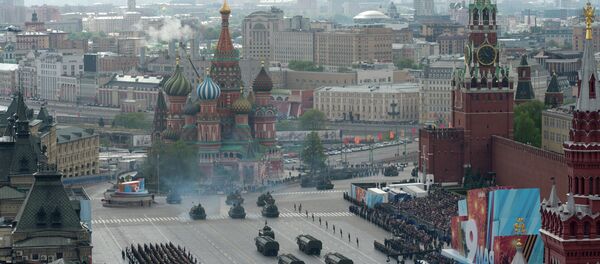 Parada militar do Dia da Vitória, em Moscou - Sputnik Brasil
