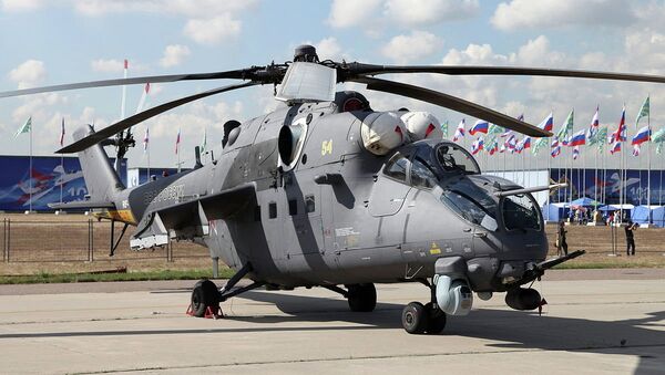 Helicóptero russo Mi-35M - Sputnik Brasil