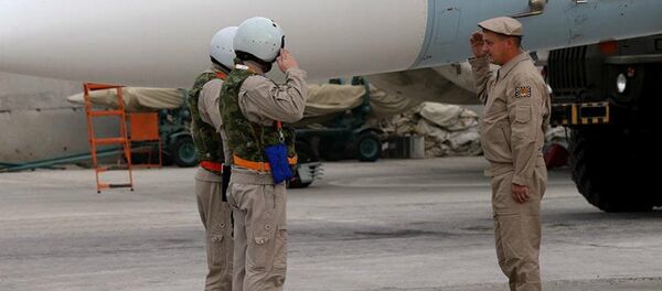 A vida cotidiana do grupo aéreo russo no aeroporto de Hmeymim na Síria - Sputnik Brasil