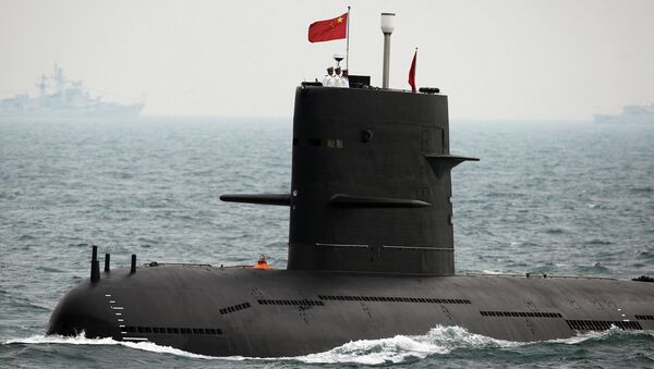 Submarino do Exército de Libertação Popular da China - Sputnik Brasil
