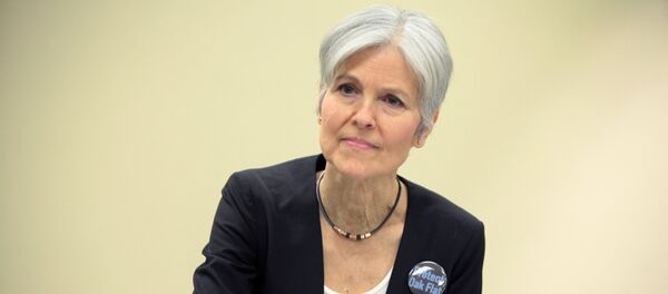 Jill Stein speaking at the Green Party Presidential Candidate Town Hall hosted by the Green Party of Arizona at the Mesa Public Library in Mesa, Arizona. (File) - Sputnik Brasil