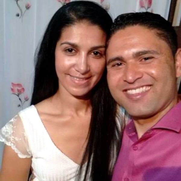 Rosemere com o noivo Udirley Damasceno - Sputnik Brasil