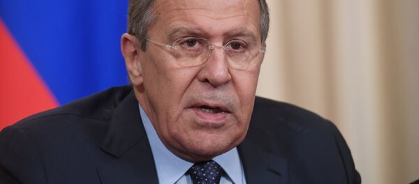 O ministro das Relações Exteriores russo, Sergei Lavrov, durante o encontro com o Secretário-geral do Conselho da Europa, Jagland - Sputnik Brasil