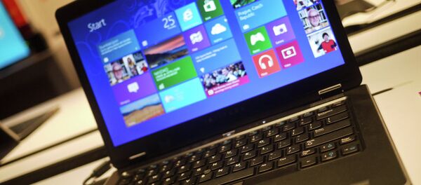 Tela exibindo o sistema operacional Windows 8 - Sputnik Brasil