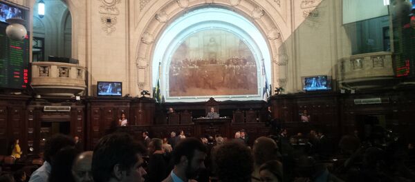 Plenário da Assembleia Legislativa do Estado do Rio de Janeiro (Alerj) nesta terça-feira, 6 de dezembro de 2016 - Sputnik Brasil