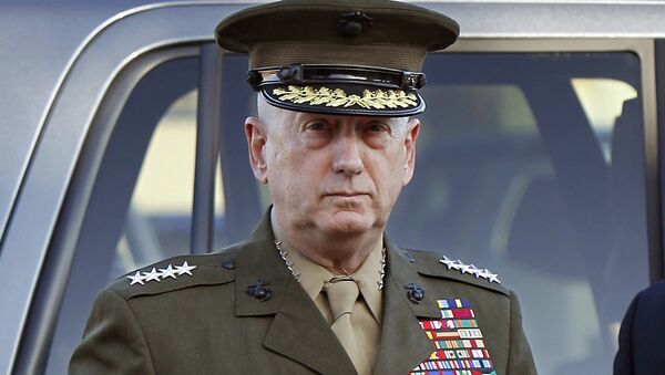 General aposentado da Infantaria da Marinha e Secretário de Defesa norte-americano, James Mattis - Sputnik Brasil