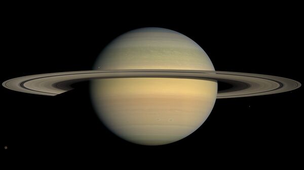 Vista por Saturno, imagem tirda pela sonda Cassini - Sputnik Brasil