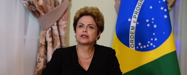 Ex-presidente do Brasil, Dilma Rousseff, durante um encontro com opresidente russo, Vladimir Putin Ex-presidente do Brasil, Dilma Rousseff, durante um encontro com opresidente russo, Vladimir Putin - Sputnik Brasil