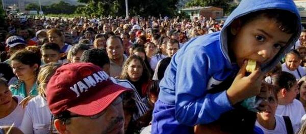 Venezuelanos em Roraima - Sputnik Brasil