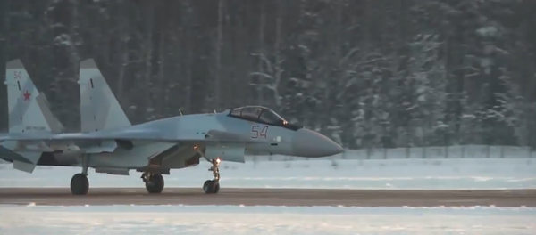 Su-35 chegam à Karélia - Sputnik Brasil