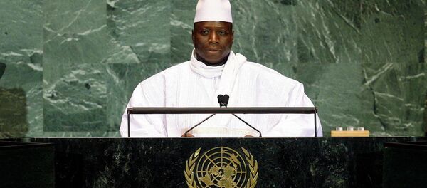 Gambia's President Yahya Jammeh - Sputnik Brasil
