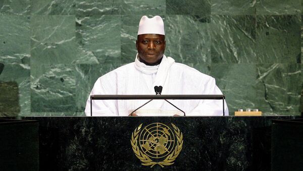 Gambia's President Yahya Jammeh - Sputnik Brasil