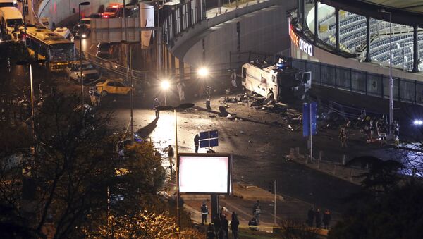 Local de uma das explosões que sacudiram Istambul neste sábado, matando ao menos 29 pessoas e deixando mais de 160 feridos - Sputnik Brasil
