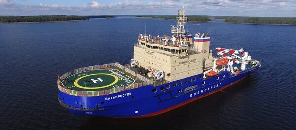 O lançamento do quebra-gelo Vladivostok, mais potente na Rússia O lançamento do quebra-gelo Vladivostok, mais potente na Rússia - Sputnik Brasil