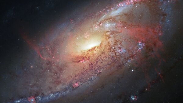 Galáxia espiral M106 - Sputnik Brasil