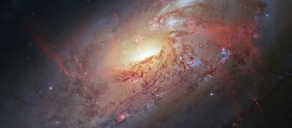 Galáxia espiral M106 - Sputnik Brasil