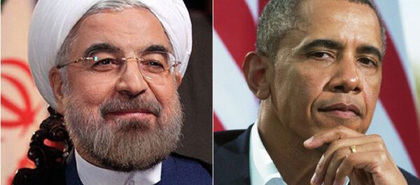 Presidente do Irã Hassan Rouhani e presidente dos EUA Barack Obama - Sputnik Brasil