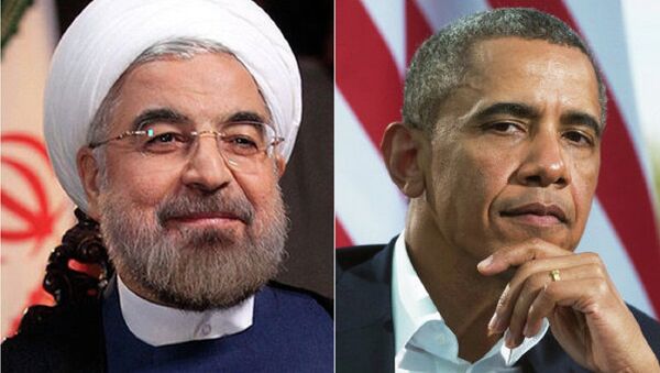 Presidente do Irã Hassan Rouhani e presidente dos EUA Barack Obama - Sputnik Brasil