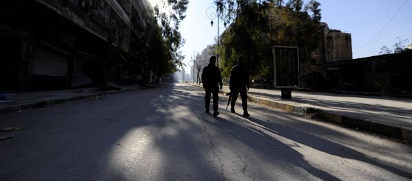 Forças governamentais em Aleppo - Sputnik Brasil