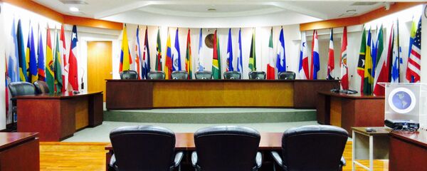 Sala da Corte Interamericana de Direitos Humanos Sala da Corte Interamericana de Direitos Humanos - Sputnik Brasil