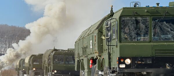 Complexos Iskander durante treinamentos, 17 de novembro de 2016 - Sputnik Brasil