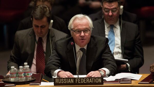 Vitaly Churkin, representante permanente da Rússia na ONU - Sputnik Brasil
