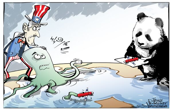 China retorna drone submarino aos EUA - Sputnik Brasil