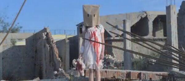 Falsa vítima em Aleppo - Sputnik Brasil