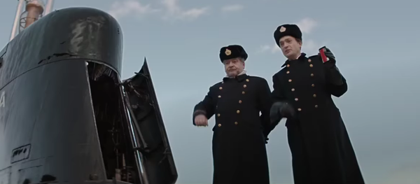 Soldados russos em um submarino nuclear - Sputnik Brasil