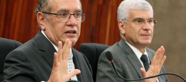 Entrevista coletiva com ministro Gilmar Mendes - Sputnik Brasil