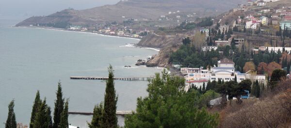 Vista da costa da Crimeia Vista da costa da Crimeia - Sputnik Brasil