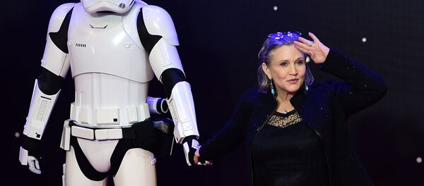 Atriz de Star Wars Carrie Fisher - Sputnik Brasil