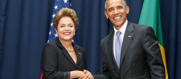 Dilma Rousseff e Barack Obama se reúnem na VII Cúpula das Américas - Sputnik Brasil