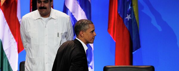 Presidente dos EUA Barack Obama e presidente da Venezuela Nicolas Maduro - Sputnik Brasil