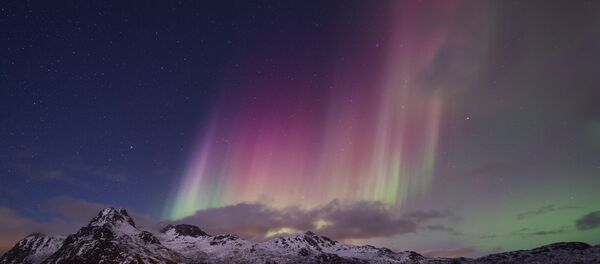 Aurora boreal dentro do Círculo Polar Ártico, Noruega, março de 2016 (foto de arquivo) - Sputnik Brasil