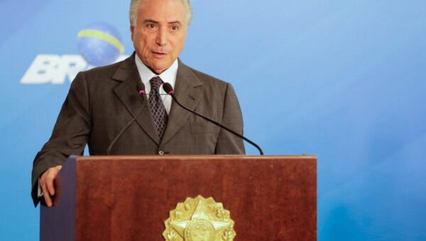 Temer vetará parte do projeto de renegociação das dívidas dos estados - Sputnik Brasil