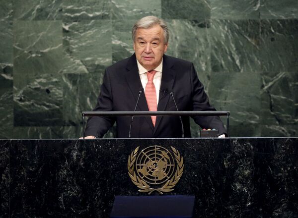 Secretário-geral da ONU enumera os '4 Cavaleiros do Apocalipse' que ameaçam o mundo Secretário-geral da ONU enumera os '4 Cavaleiros do Apocalipse' que ameaçam o mundo - Sputnik Brasil