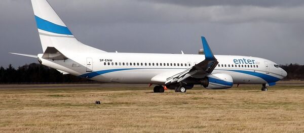 Um Boeing 737-800 da companhia aérea polonesa Enter Air  (arquivo) - Sputnik Brasil