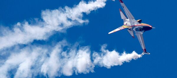 Caça sul-coreano T-50 durante um show aéreo, Coreia do Sul, 2008 (foto de arquivo) - Sputnik Brasil