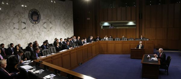 Robert Cardillo, diretor da Agência Nacional de Informação Geoespacial, testemunha em frente da Comissão Especial do Senado para Inteligência na Colina do Capitólio em Washington, DC, em 27 de setembro de 2016 - Sputnik Brasil