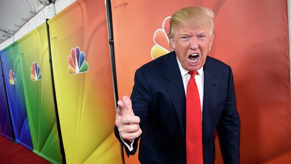Trump na NBC - Sputnik Brasil