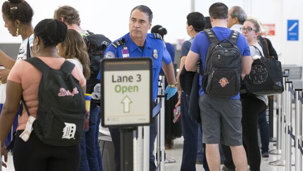 Security at Fort Lauderdale Hollywood International Airport - Sputnik Brasil
