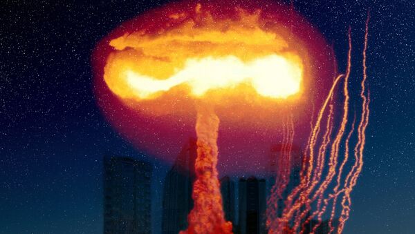 Explosão nuclear (imagem referencial) - Sputnik Brasil